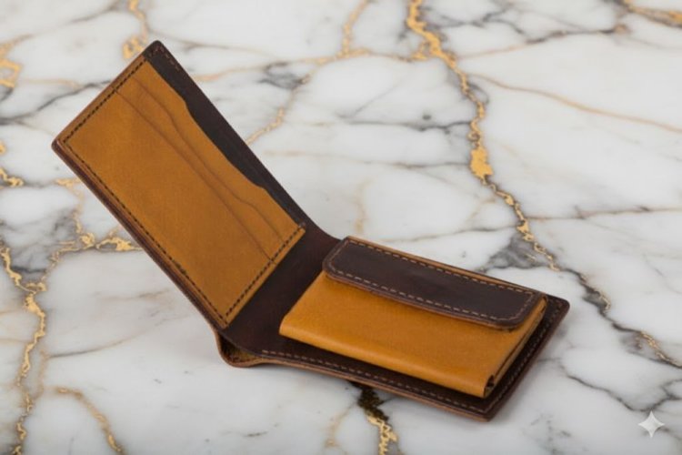 Pánská ručně šitá kožená peněženka CLASSIC