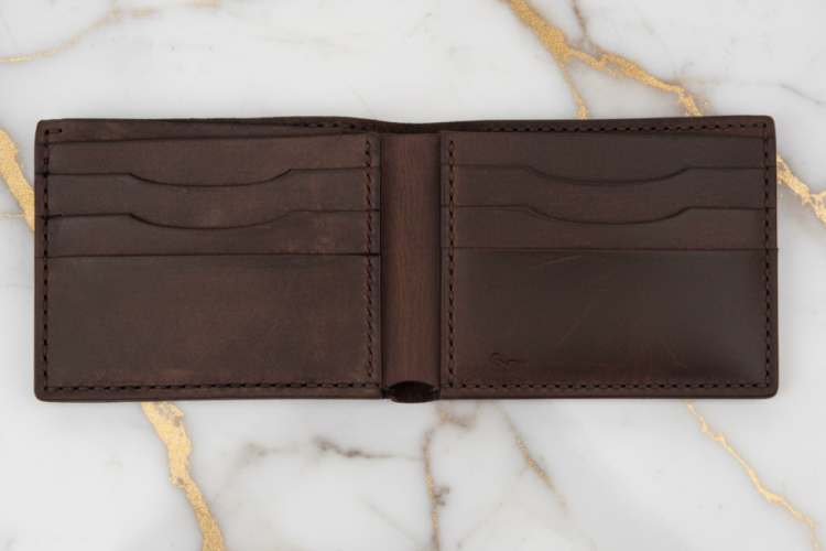 Pánská ručně šitá kožená peněženka CLASSIC