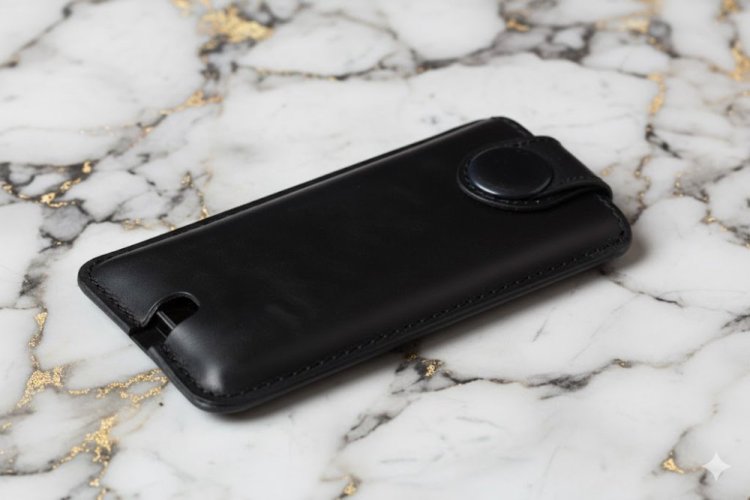 Jednoduché pouzdro na telefon s magnetickou přezkou