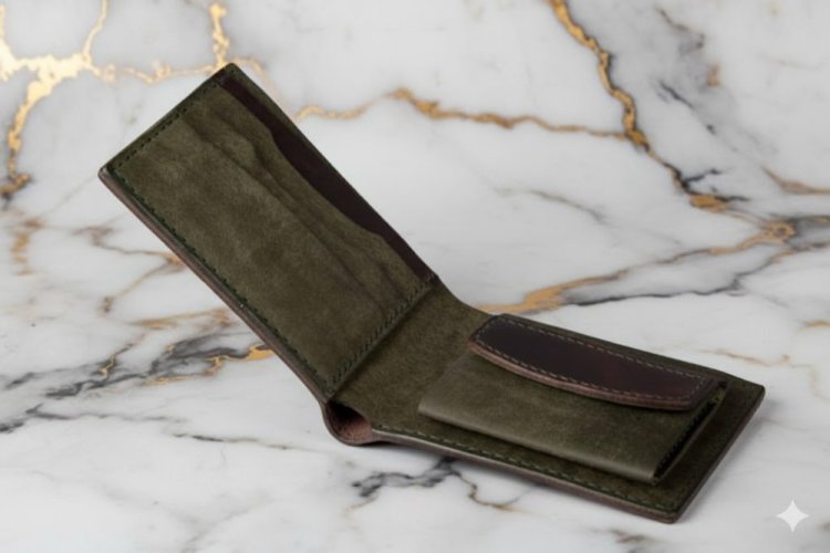 Pánská ručně šitá kožená peněženka CLASSIC