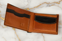 Pánská ručně šitá kožená peneženka IDEAL