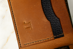 Pánská ručně šitá kožená peneženka IDEAL