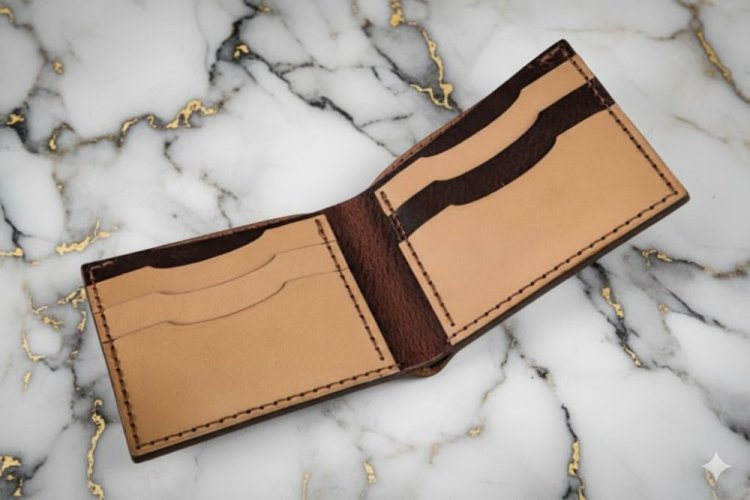 Pánská ručně šitá kožená peněženka CLASSIC