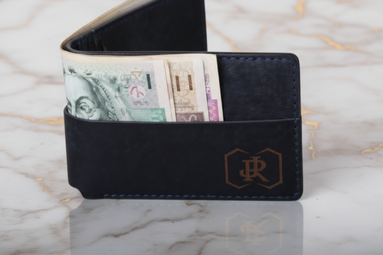 Pánská ručně šitá kožená peněženka CLASSIC-polo