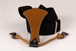 oboustranné šle černé