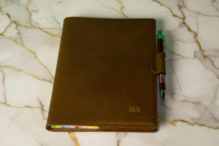 Kožený obal na diář A5