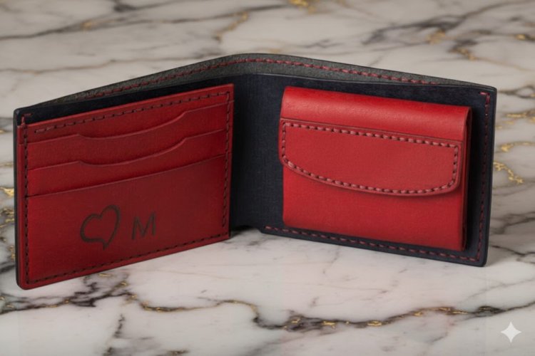 Pánská ručně šitá kožená peněženka CLASSIC