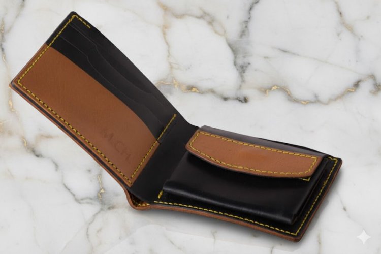 Pánská ručně šitá kožená peněženka CLASSIC