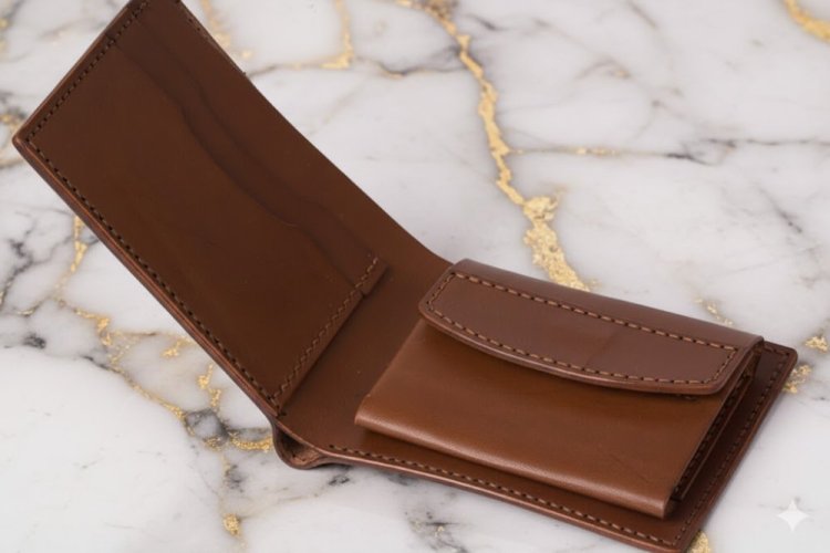 Pánská ručně šitá kožená peněženka CLASSIC