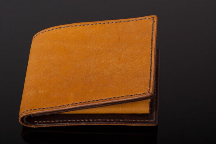 Pánská ručně šitá kožená peněženka CLASSIC