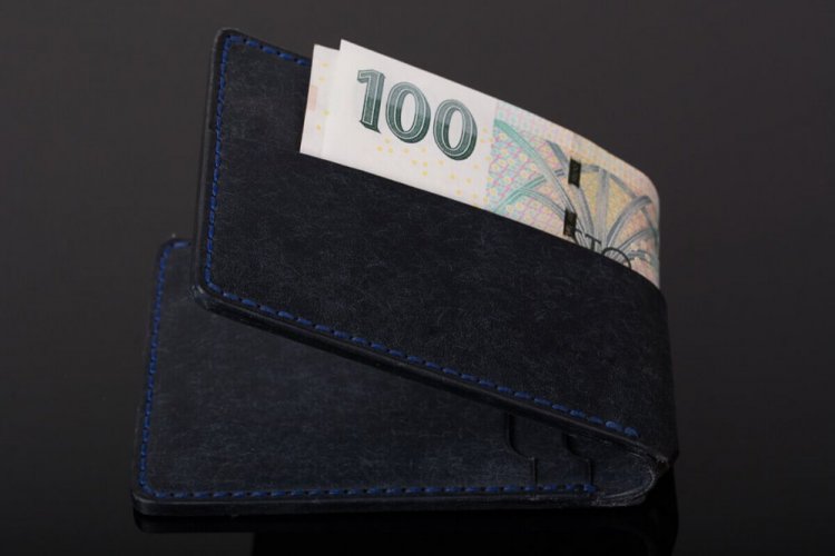 Pánská ručně šitá kožená peněženka CLASSIC-polo